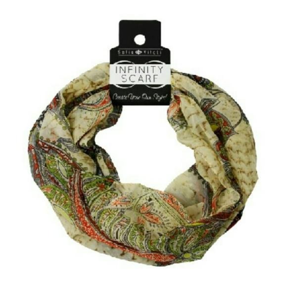 😀- 🤍 - Brand new Set of 3 Sofia Vitali Infinity Scarves! - Picture 3 of 4